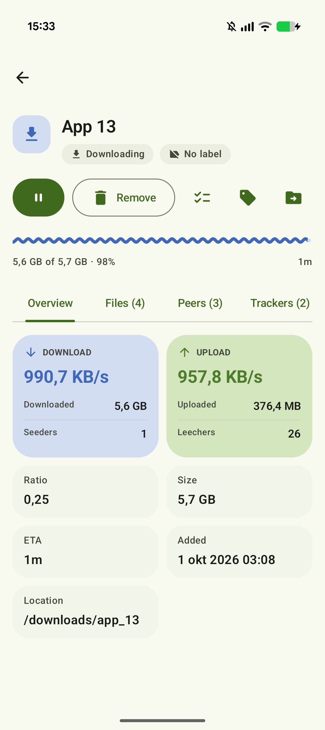 Transdroid torrent details